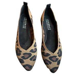 Journee Collection Women's Leopard Print Flats